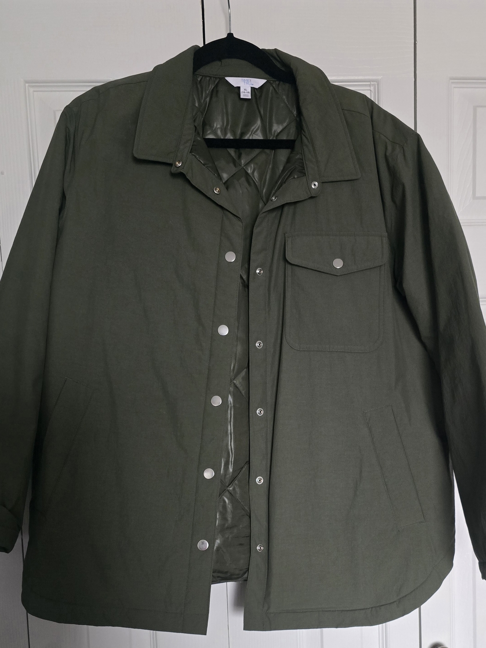 Women's Olive Quilted-Liner Jacket